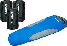 Спальный мешок Sundays ZC-SB019 (4шт, темно-серый/синий)
