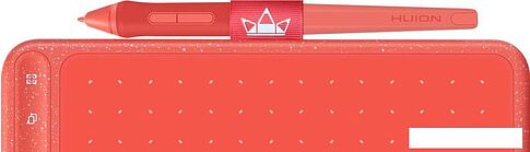 Графический планшет Huion HS611 (коралловый красный)
