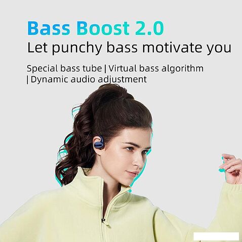 Наушники QCY Crossky GTR2 (бежевый)