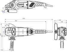Угловая шлифмашина Metabo WE 24-180 MVT Угловая шлифмашина Metabo WE 24-180 MVT