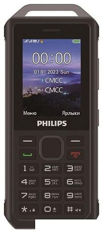 Кнопочный телефон Philips Xenium E2317 (темно-серый)