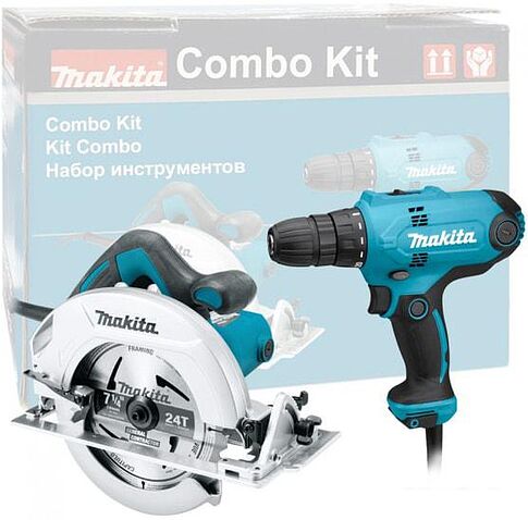 Набор электроинструментов Makita DK0118 (DF0300 + HS7600)