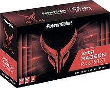 Видеокарта PowerColor Red Devil AMD Radeon RX 6750 XT 12GB GDDR6 12GBD6-3DHE/OC Видеокарта PowerColor Red Devil AMD Radeon RX 6750 XT 12GB GDDR6 12GBD6-3DHE/OC