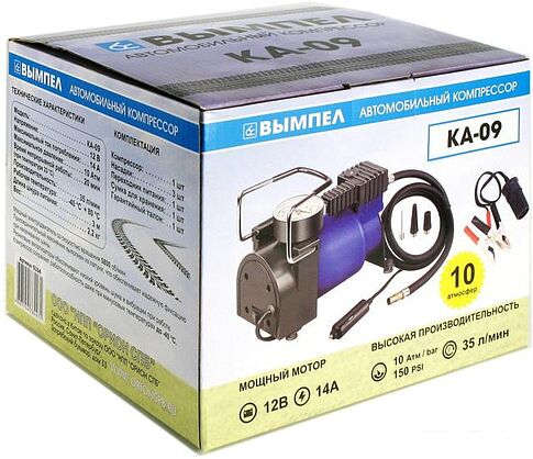 Автомобильный компрессор Вымпел КА-09