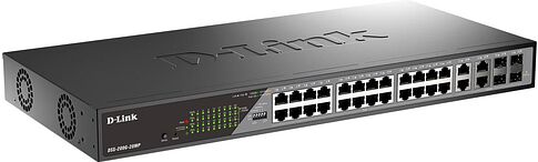 Управляемый коммутатор 2-го уровня D-Link DSS-200G-28MP/A1A