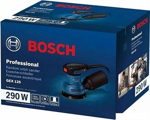 Эксцентриковая шлифмашина Bosch GEX 125 06013A8020
