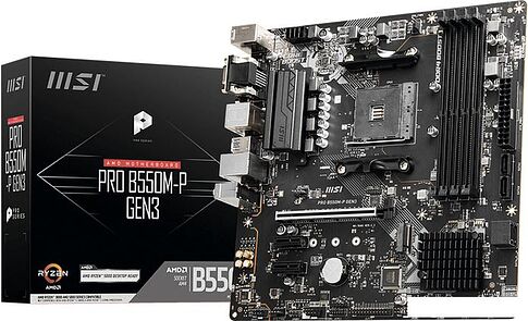 Материнская плата MSI Pro B550M-P Gen3