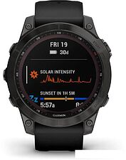 Умные часы Garmin Fenix 7 Sapphire Solar 47 мм (серый карбон/черный) Умные часы Garmin Fenix 7 Sapphire Solar 47 мм (серый карбон/черный)
