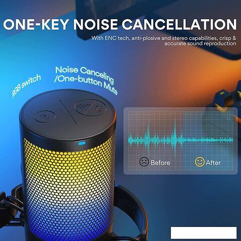 Проводной микрофон Maono DM20 (черный)