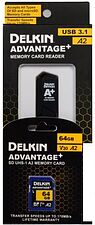 Карта памяти Delkin Devices Advantage+ SD Reader and Card Bundle SDXC 64GB Карта памяти Delkin Devices Advantage+ SD Reader and Card Bundle SDXC 64GB