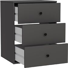 Тумба Mio Tesoro Мини 3 ящика 2.07.03.060.2 (черный) Тумба Mio Tesoro Мини 3 ящика 2.07.03.060.2 (черный)