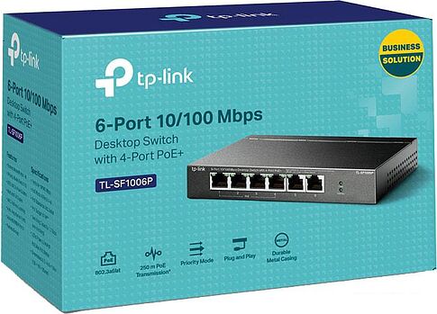 Коммутатор TP-Link TL-SF1006P