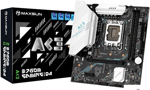 Материнская плата Maxsun B760M Gaming WiFi Ace D4