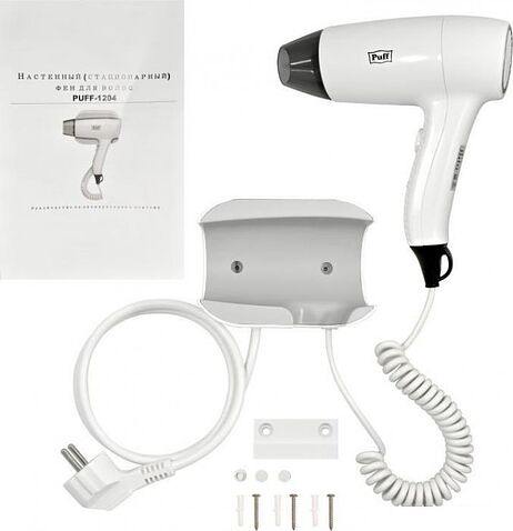 Сушилка для волос Puff 1204 (белый)