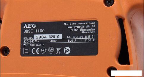 Ленточная шлифмашина AEG BBSE 1100