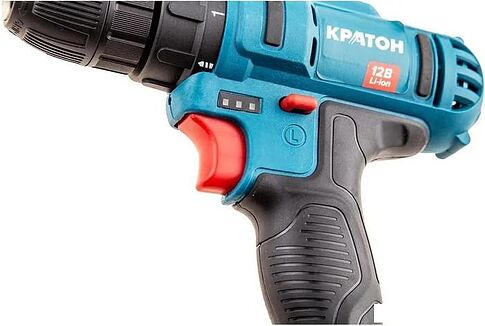 Дрель-шуруповерт Кратон CD-12-Li-1.5 31101054 (с 2-мя АКБ, кейс)