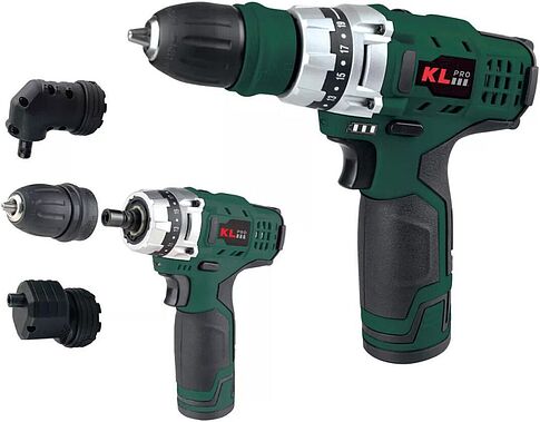 Дрель-шуруповерт KLPRO KLNM1020S (с 2-мя АКБ, кейс)