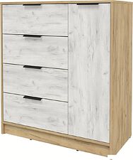 Тумба Интерлиния Концепт КТ-Т90 (дуб белый/дуб золотой)