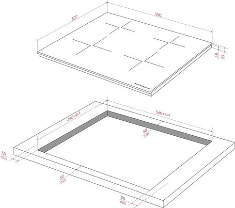 Варочная панель KUPPERSBERG ICI 625