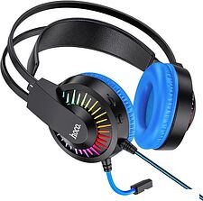 Наушники Hoco W105 (черный/синий) Наушники Hoco W105 (черный/синий)