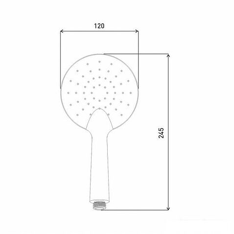 Душевая лейка Gross Aqua Loft Autoclean GA1298