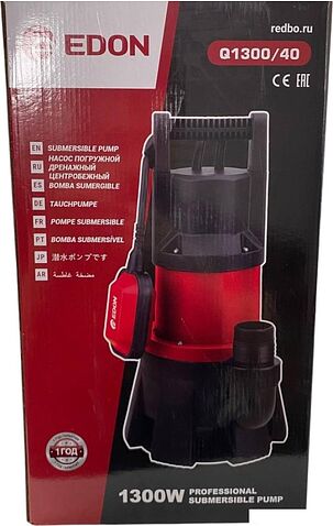 Дренажный насос Edon Q1300/40