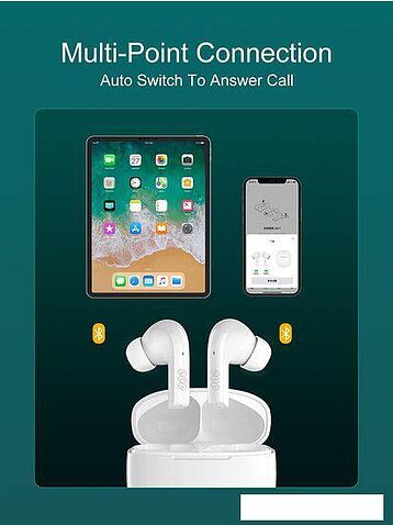 Наушники QCY T18 (белый)