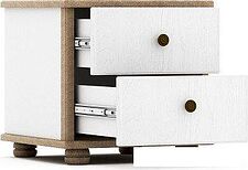 Тумба КМК Мебель 2Я Сальма 0990.15 (белый/дуб полярный/лофт сильвер пэлас)