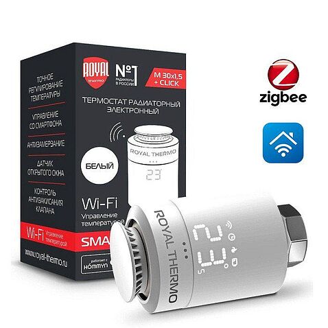 Термостат радиаторный Royal Thermo Smart Heat (белый)