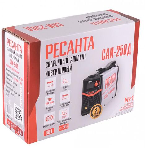 Сварочный инвертор Ресанта САИ-250Д