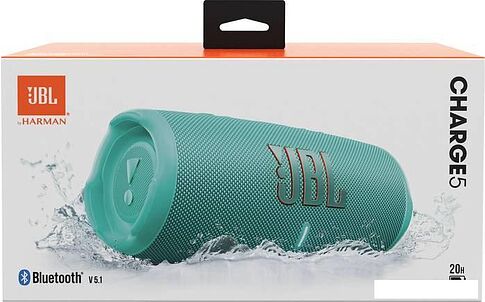 Беспроводная колонка JBL Charge 5 (бирюзовый)