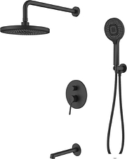 Душевая система  IDDIS Odda ODDBL03i68 (черный)