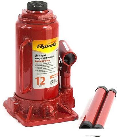 Бутылочный домкрат Sparta 50336 12т