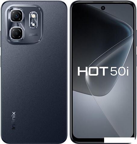Смартфон Infinix Hot 50i X6531 6GB/128GB (изящный черный)