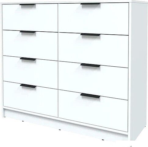 Комод Интерлиния Концепт КТ-К117 (белый платинум/белый платинум)