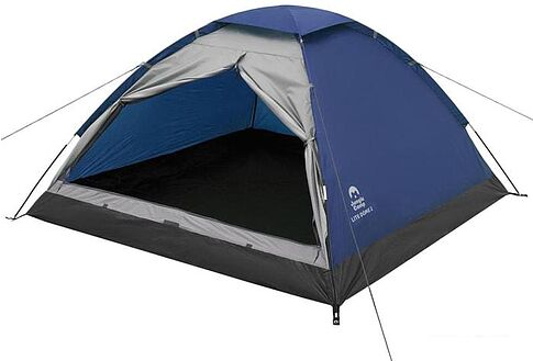 Треккинговая палатка Jungle Camp Lite Dome 3 (синий/серый)