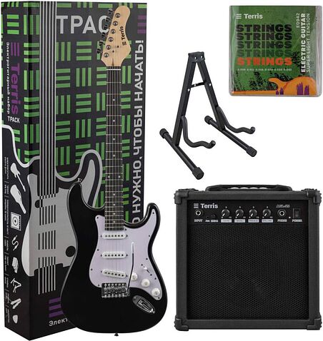 Электрогитара Terris TPACK-TST-040 BK