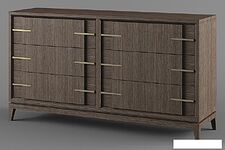 Комод Молодечномебель Boston В6 ВМФ-1634 (лесной орех)