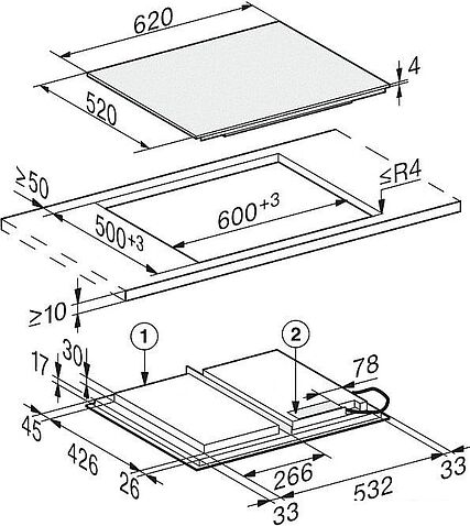 Варочная панель Miele KM 7667 FL