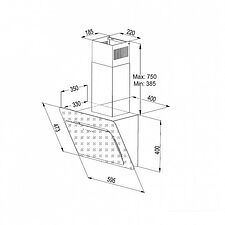 Кухонная вытяжка Korting KHC 67590 GN