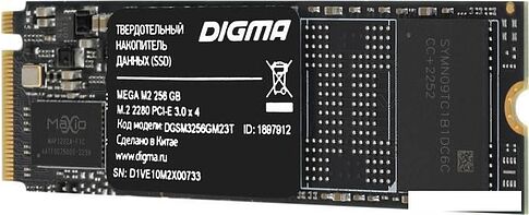 SSD Digma Mega M2 256GB DGSM3256GM23T