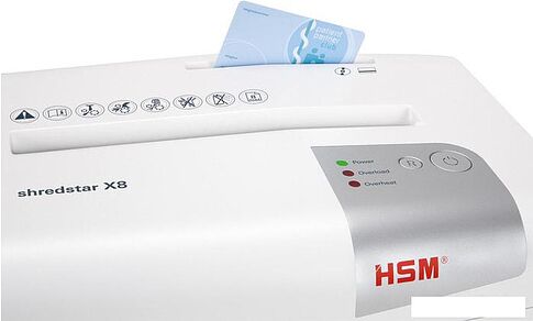 Шредер HSM ShredStar X8 (4.5x30) (белый)