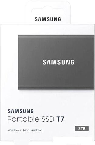 Внешний накопитель Samsung T7 2TB (черный)