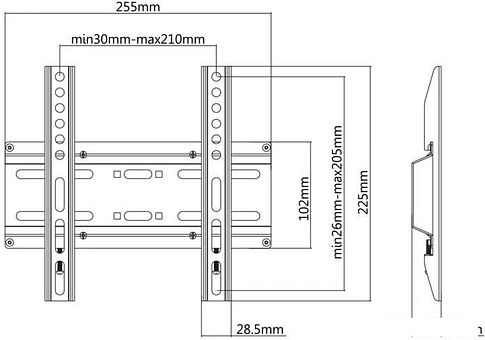 Кронштейн SBOX PLB-2522F