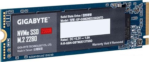 SSD Gigabyte NVMe 256GB GP-GSM2NE3256GNTD
