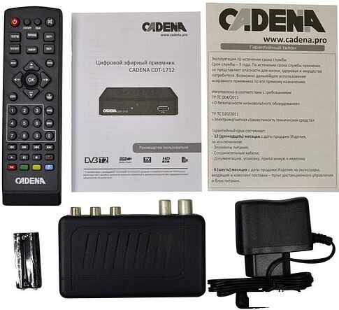 Приемник цифрового ТВ Cadena CDT-1712