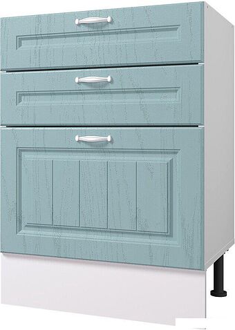 Шкаф напольный Горизонт Принцесса 60 3 ящика (мурено)