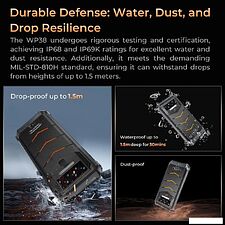 Смартфон Oukitel WP38 6GB/256GB (черный)