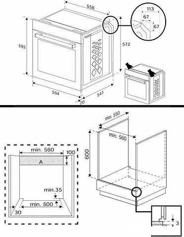 Электрический духовой шкаф Hotpoint HFE8 1221 H WH