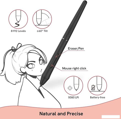 Графический планшет Veikk Creator VK640